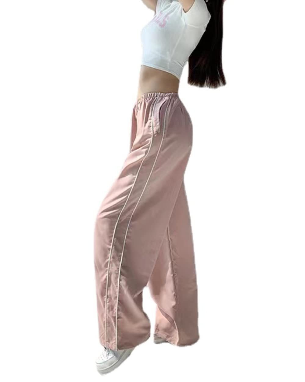 New Stylish Casual Wide-leg Pants With Drawstrings On Both Sides