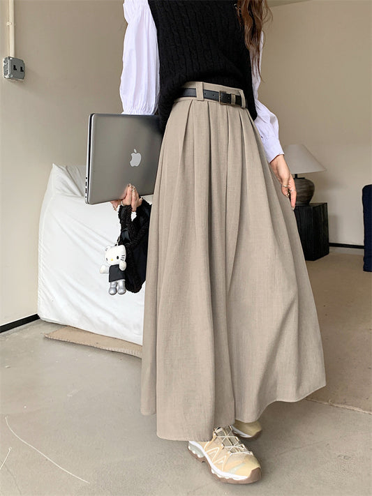 Women's All-matching Slim Fit Temperament Midi Skirt