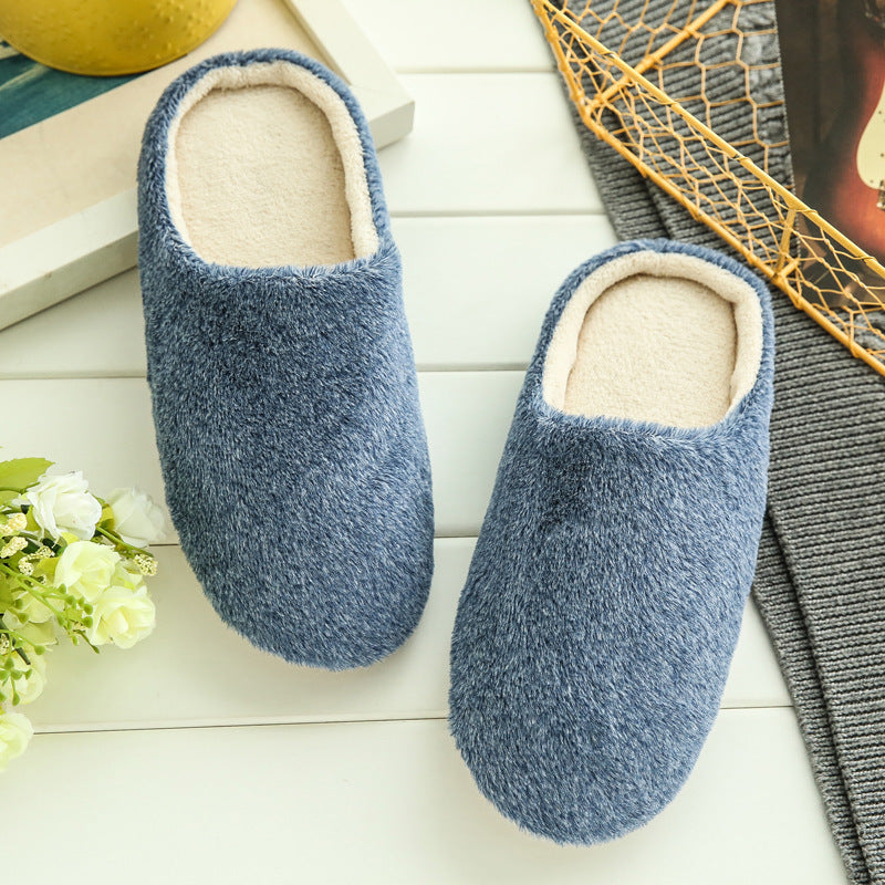 Fleece Soft Sole Silent Japanese Style Slippers