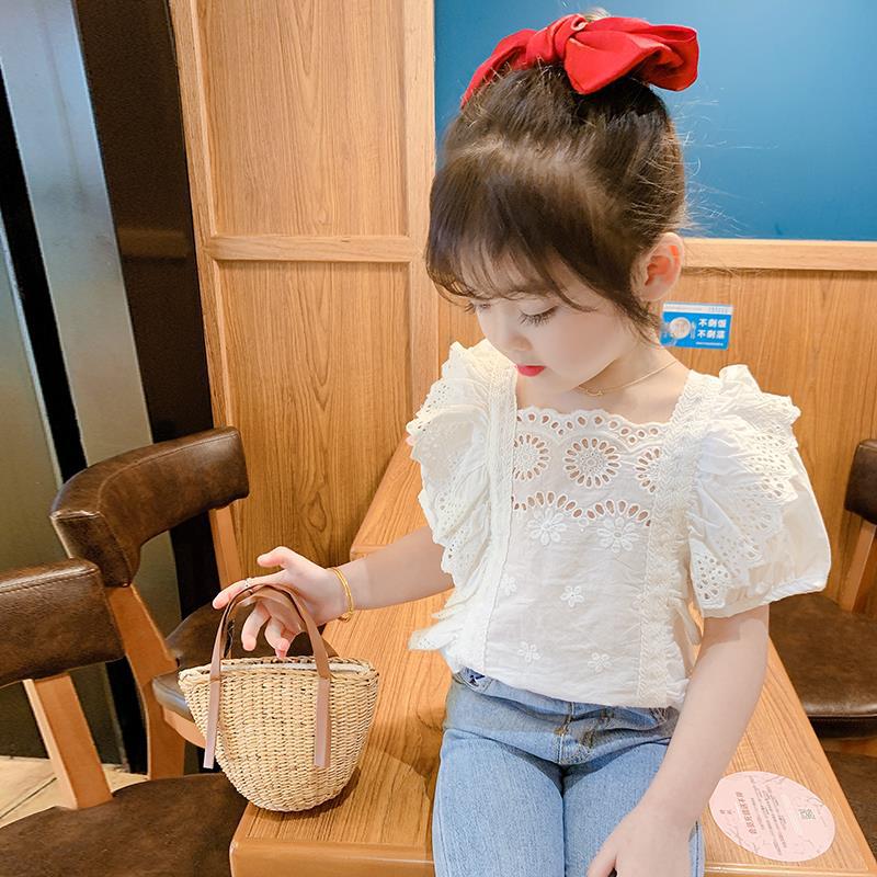 Children's Cute Casual Straw Crossbody Bag