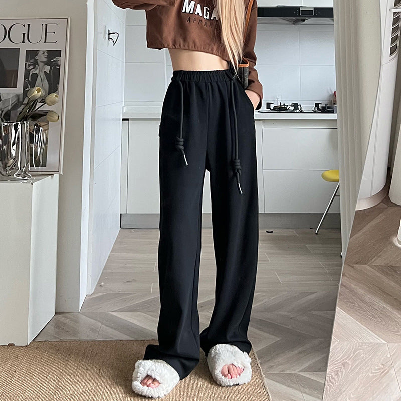 Dropping Straight Mop Casual Fashion And Comfort Pants