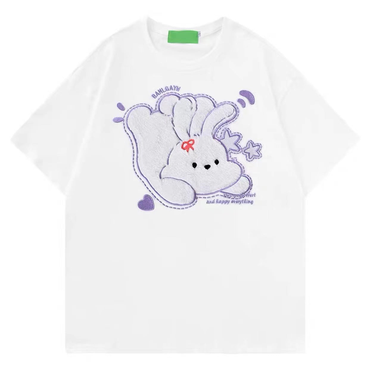 Summer Cute Personality Gentle Design Couple Short Sleeve Top