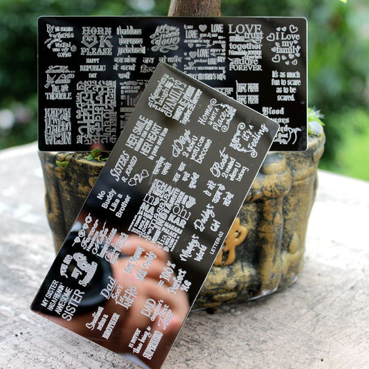 Fashion Nail Printing Plate Portable