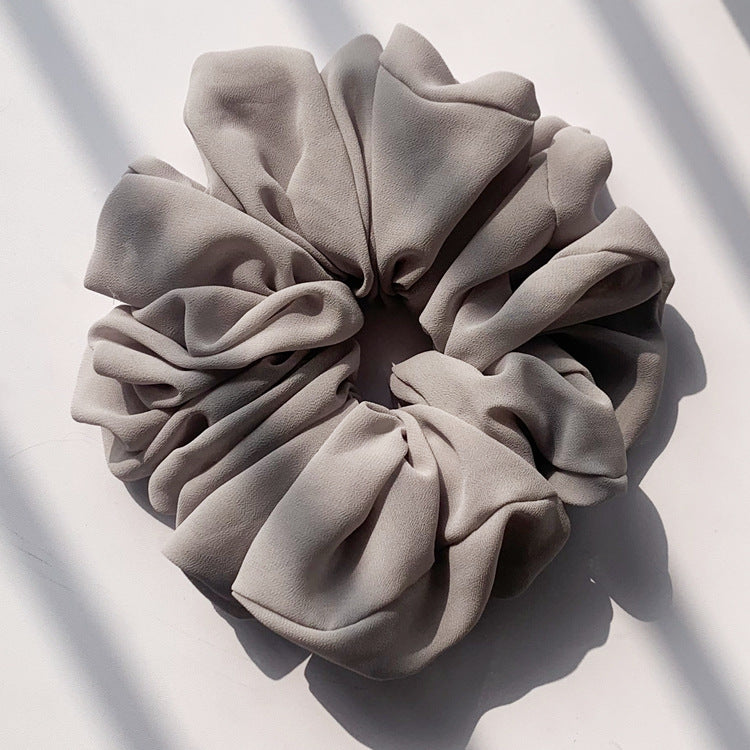 Big Head Bouquet Chiffon Large Intestine Ring Hair Ring