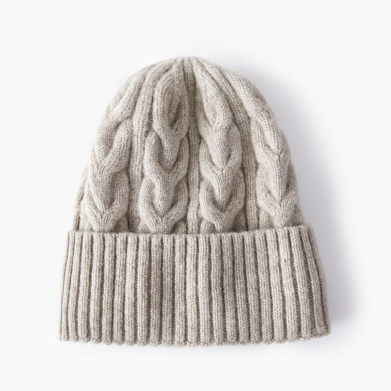 Warm Wool Knitted Hat