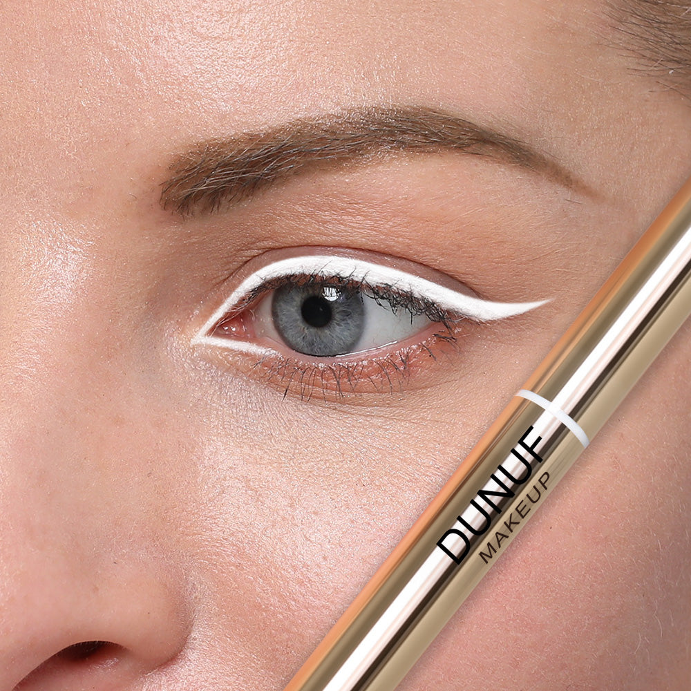 Simple And Smudge-free Long-lasting Double-ended Eyeliner
