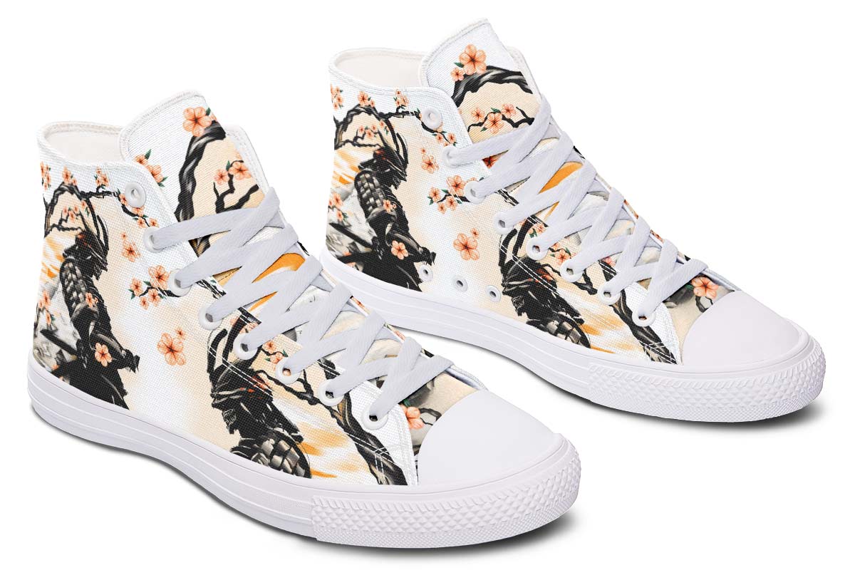 Men's And Women's Fashion Color Printing High-top Canvas Shoes