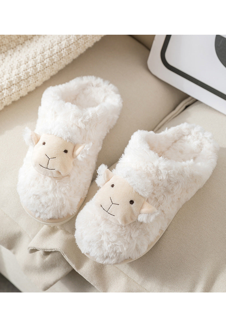 Cotton Slippers Home Home Indoor Warm Thick Bottom