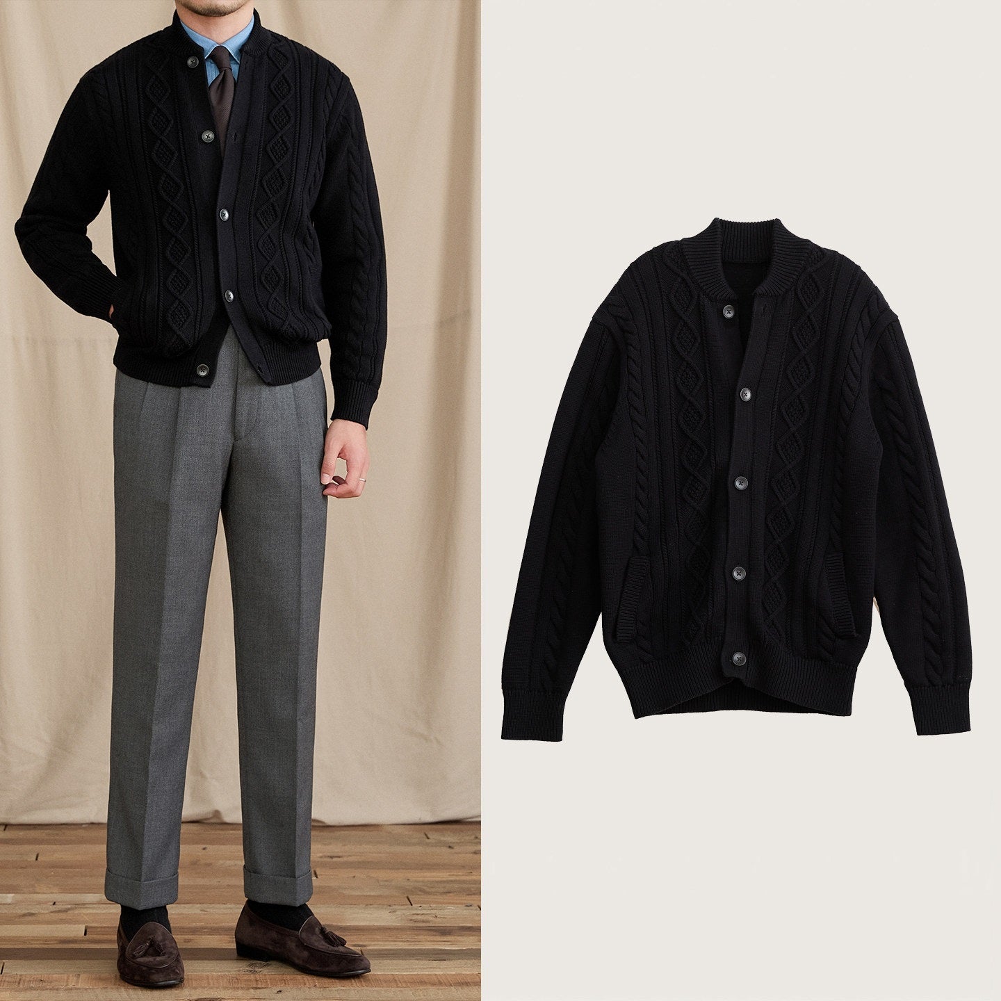 High-quality Tailored Casual Coat In A Classic British Style