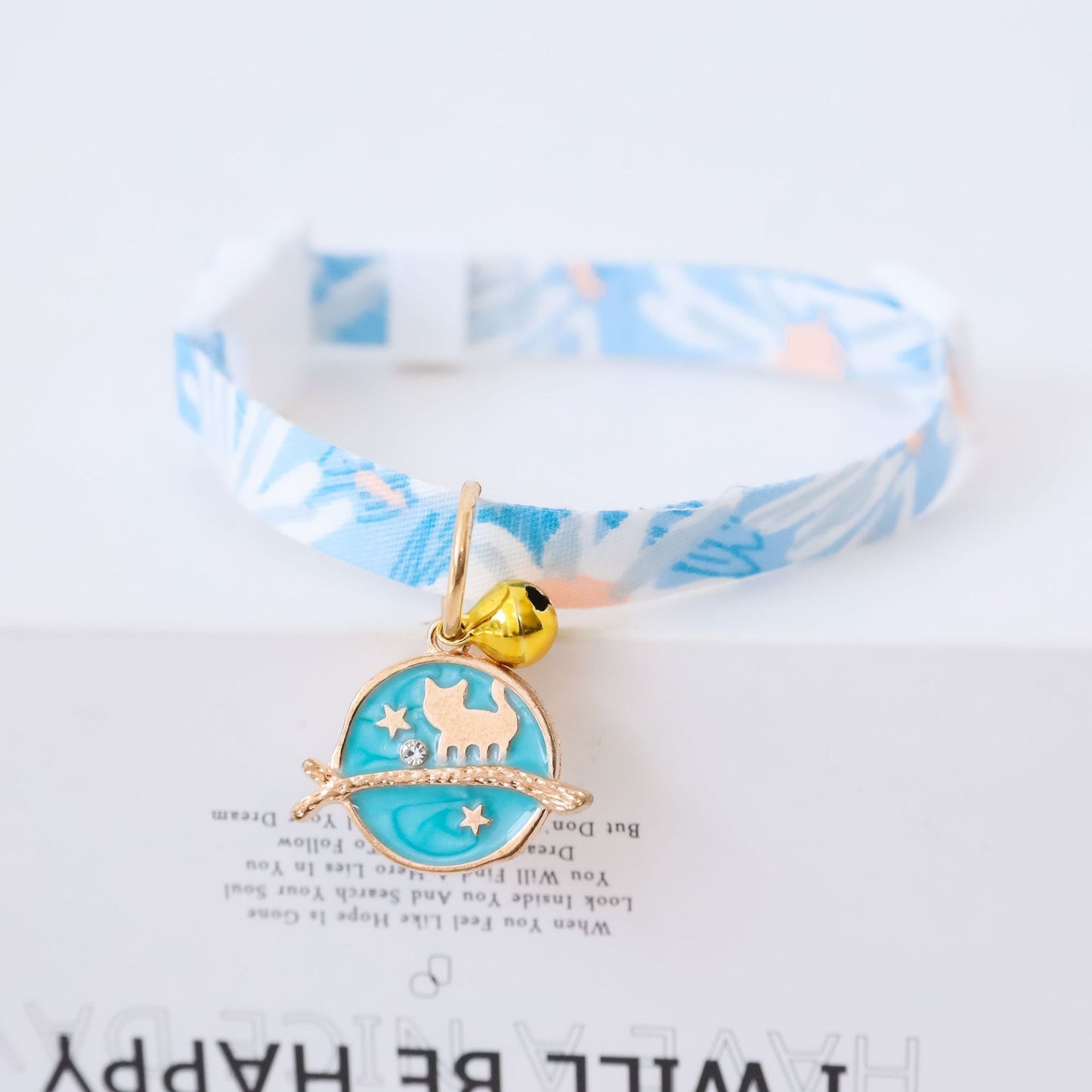 Pet Collar Kitten Dog Bell Safety Buckle