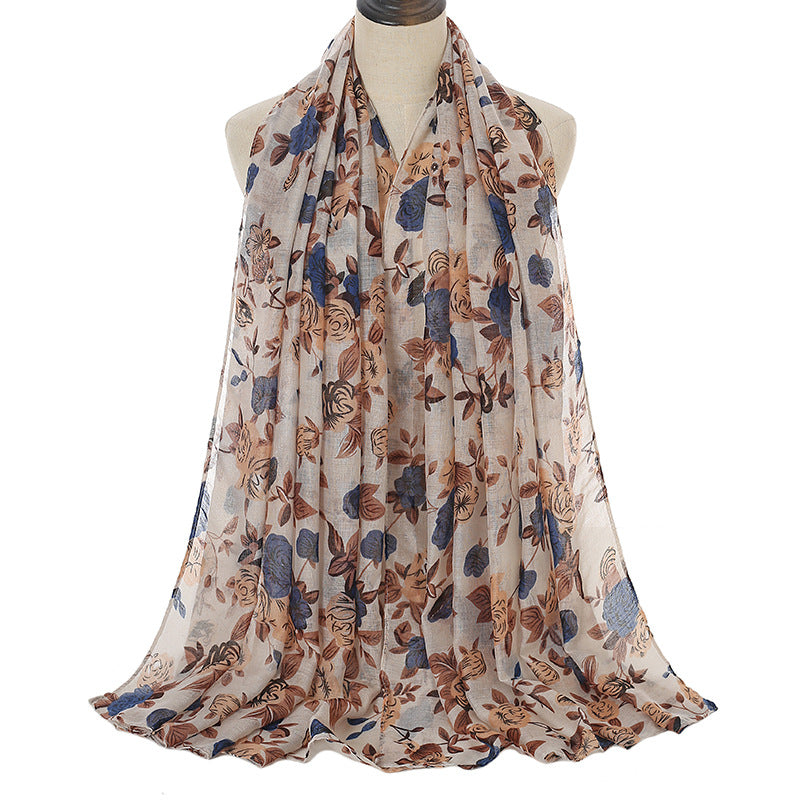 Printed Towel Travel Shawl Scarf