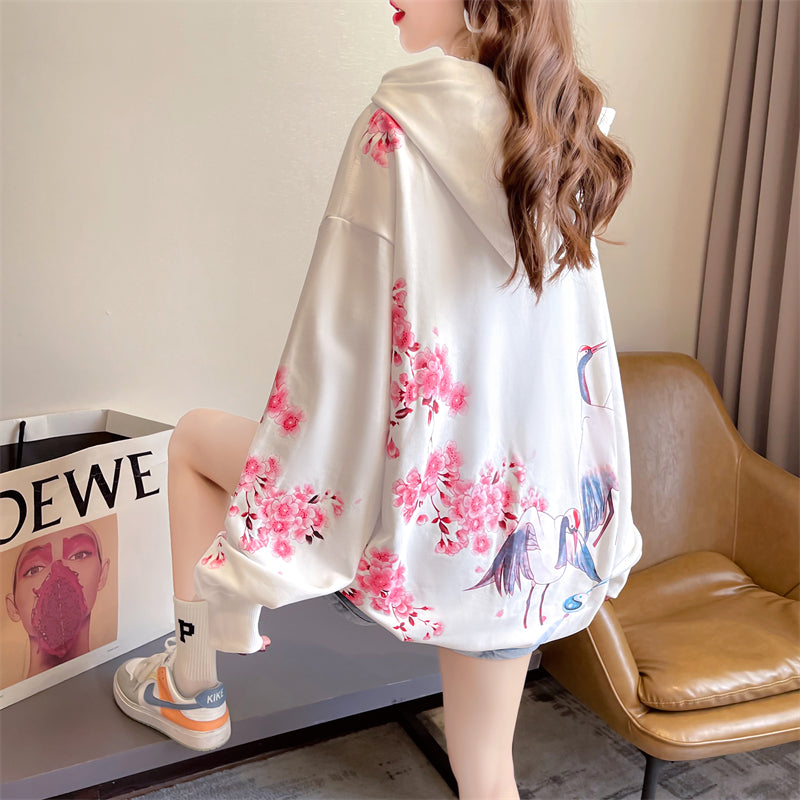 Løs koreansk oversized topjakke