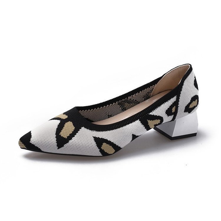 New Style Flying Woven Noodles Comfortable Peas Women's Shoes Lightweight