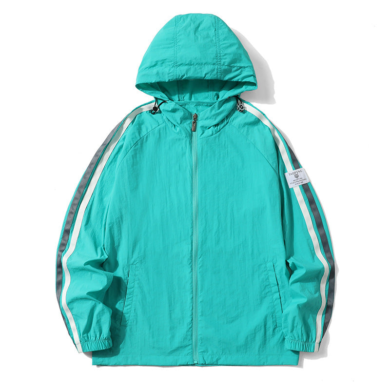 Men's Youth Loose Sunscreen Clothes Coat Outdoor Fishing