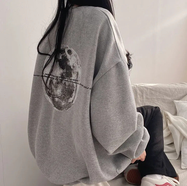 Heavy American Moon Plus Size Long Sleeve Sweater