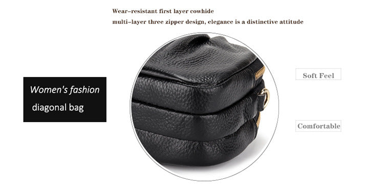 Versatile Pleated Bag With Soft Leather And Large Capacity