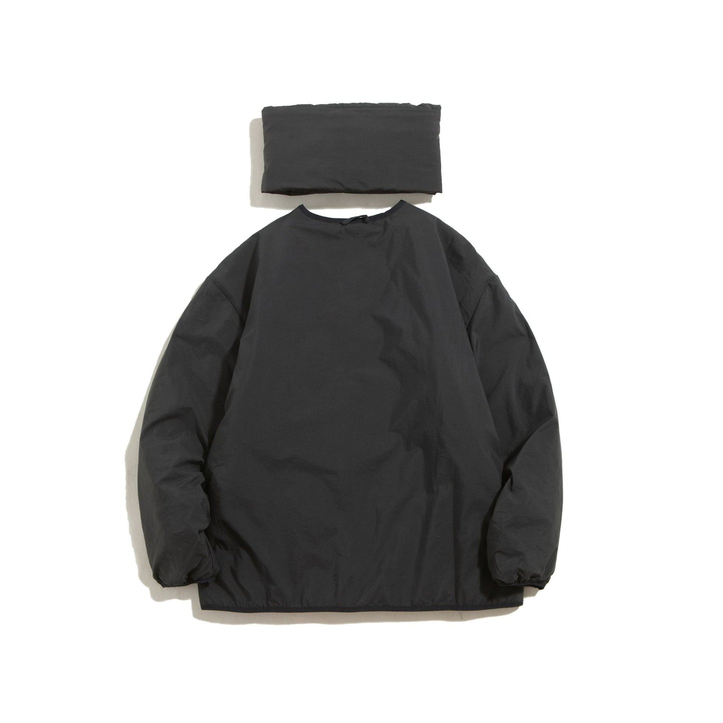 Winter Men's Solid Color Casual Round Neck Cotton Coat