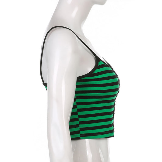 Spice Girl Dark Street Striped Sling