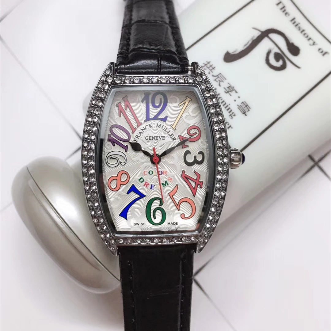 Checkered cartoon digital watch