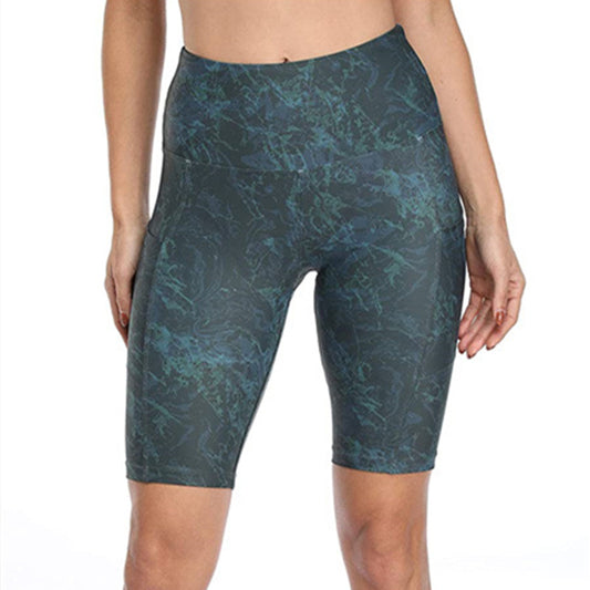 Women's Fashion Printed Short Lifting Arm Base Shorts