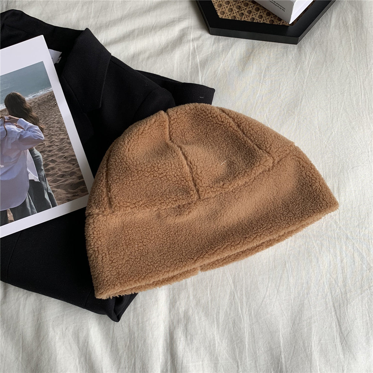 Women's Trendy New Winter Solid Color Fisherman Hat