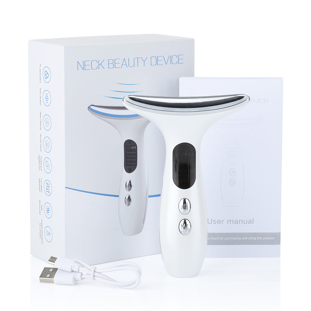 EMS Micro Current Lighting Multifunctional Facial Neck Massage Beauty Apparatus