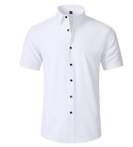 Solid Color Simple Business Thin Lining Shirt