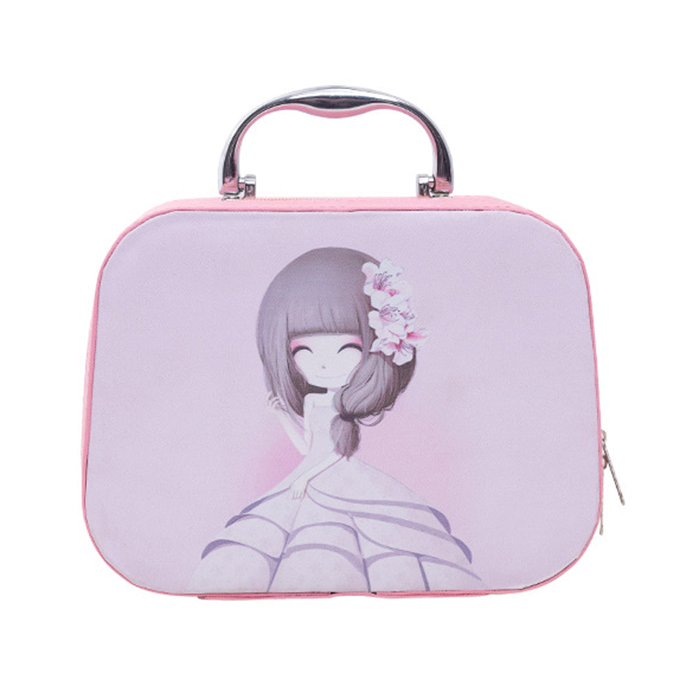 Large-capacity Bright Leather Cosmetic Bag Portable Stereotypes