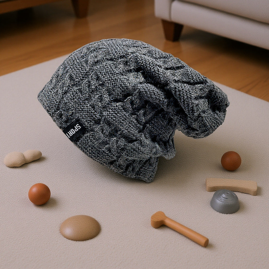 Fashionable Knitted Twist Woolen Cap