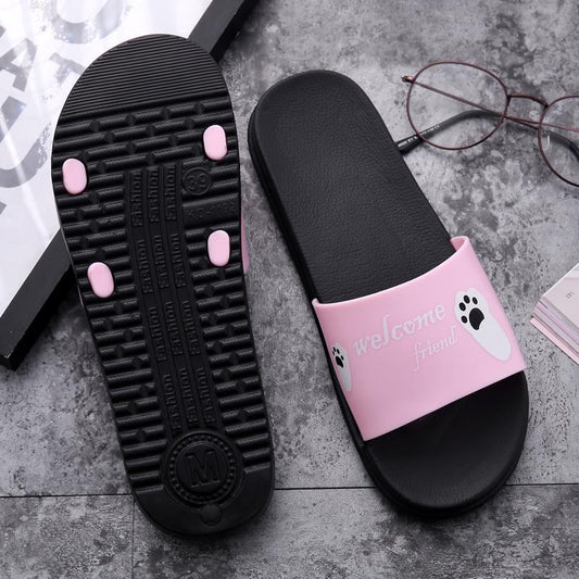 Super Cute And Cute Thick-soled Home Bathroom Non-slip Deodorant Slippers