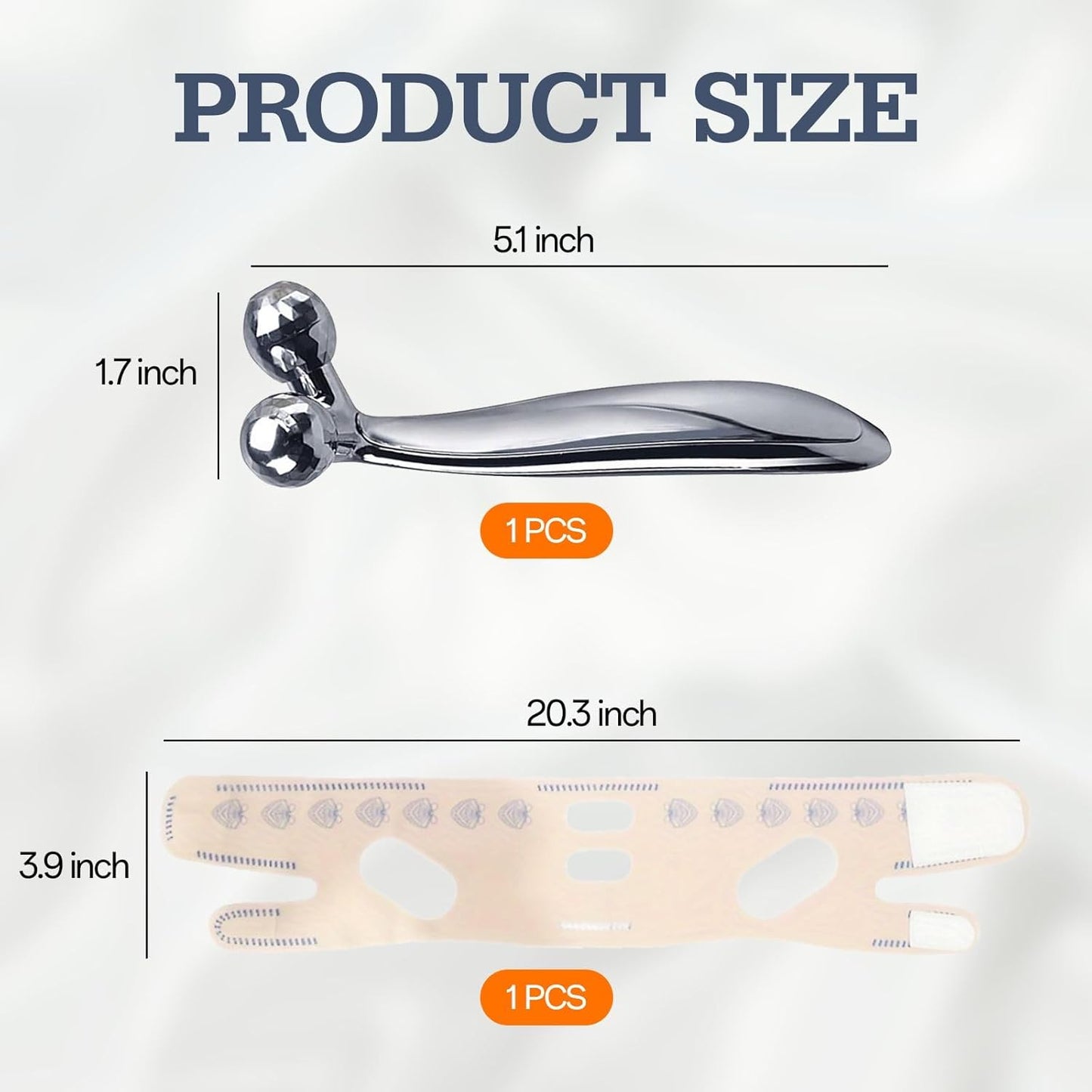 Masajeador Facial - Rouleau De Massage Visage Carla Barber - Ayuda Contra El Envejecimiento, Mejora Inmunidad, Retracta La Piel