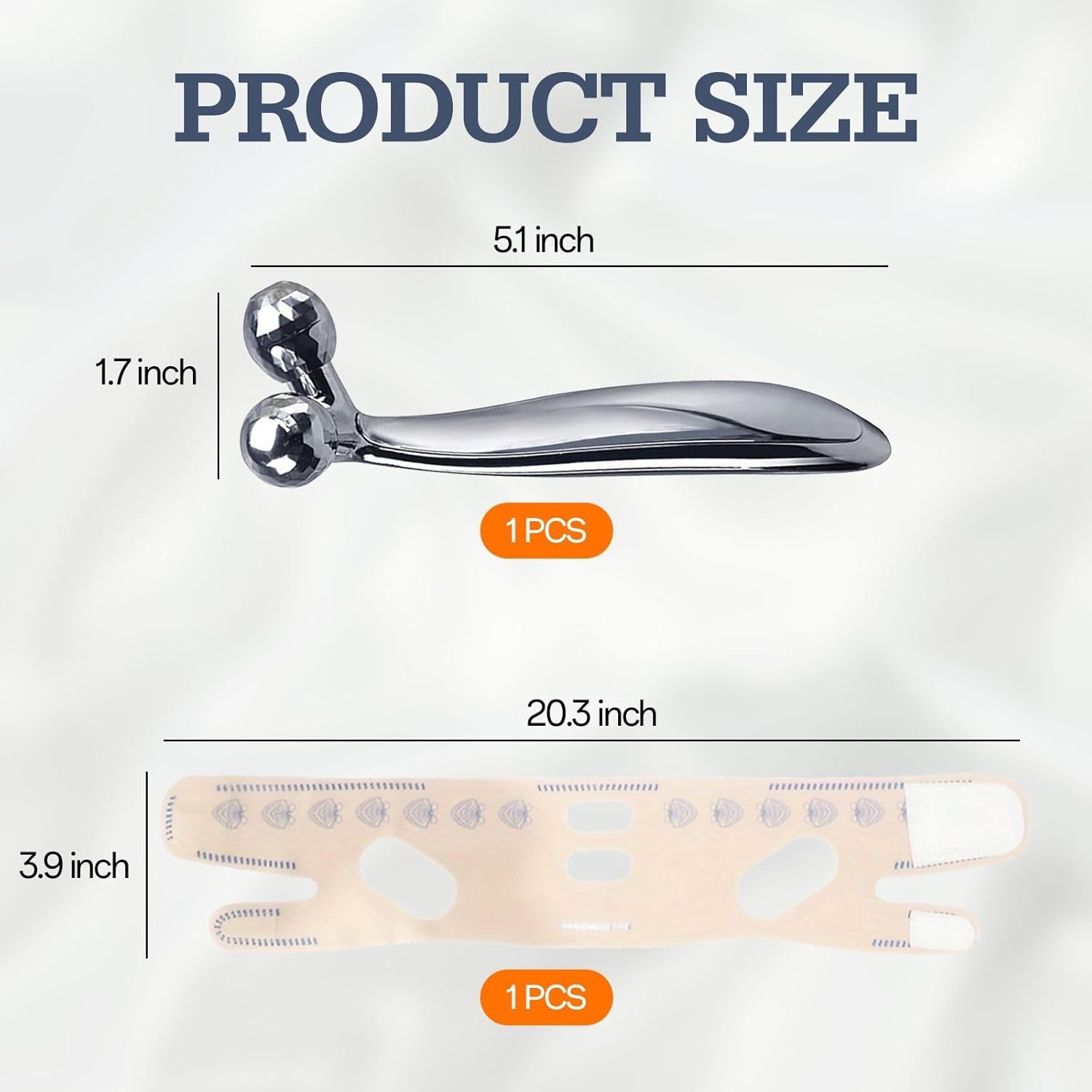 Masajeador Facial - Rouleau De Massage Visage Carla Barber - Ayuda Contra El Envejecimiento, Mejora Inmunidad, Retracta La Piel