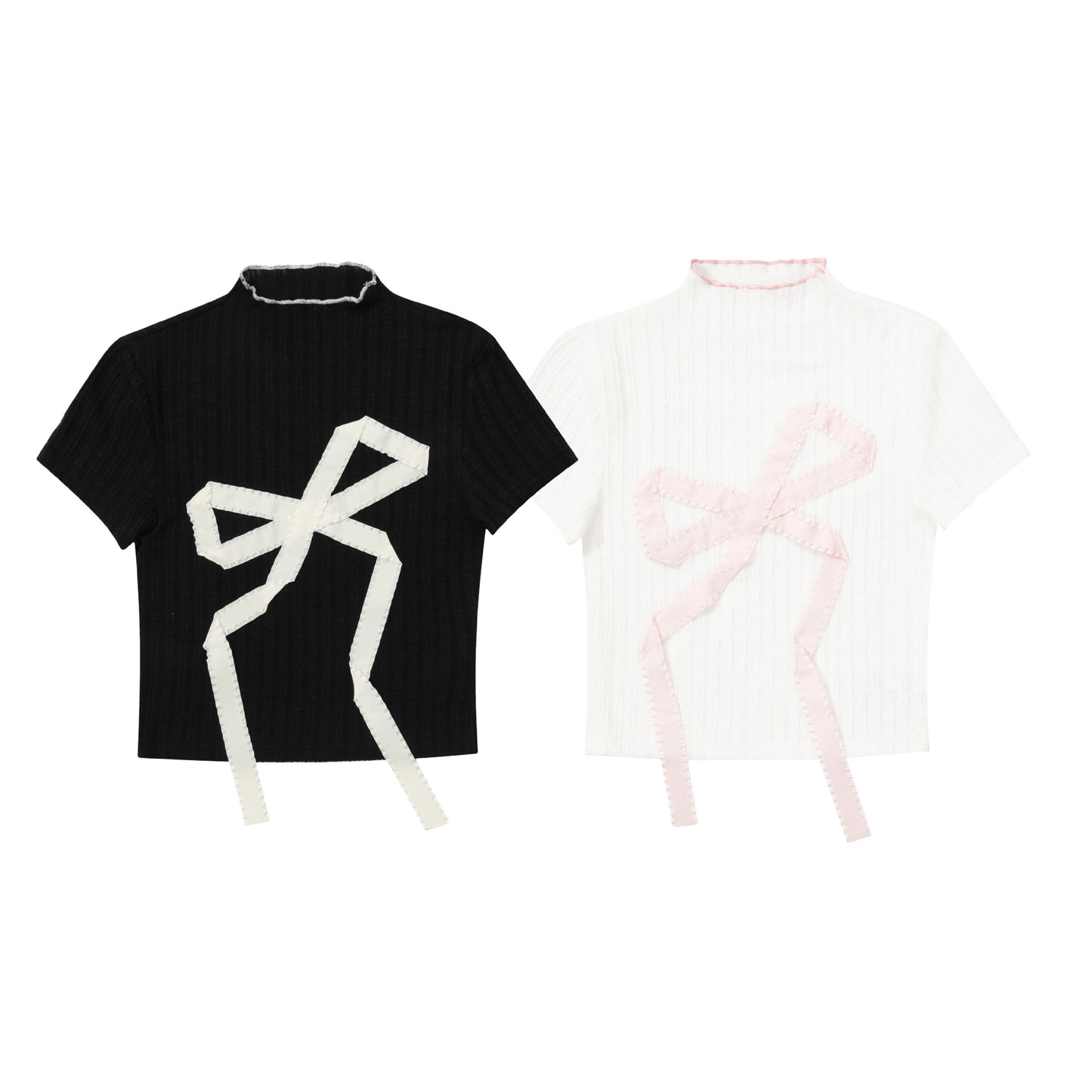 American Retro Sweet Cool Hot Girl Embroidery Short T-shirt