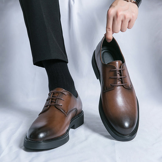 Men's British-style Korean-style Business Leather Shoes