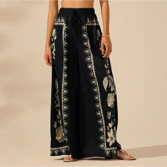 Womens High-Waisted Sexy Casual Printed Pants