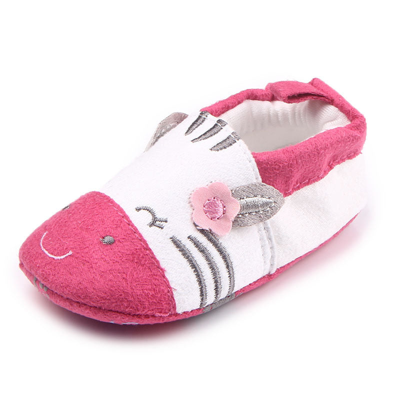Cartoon Soft Sole Elastic Belt Can Not Drop Shoes Baby Shoes