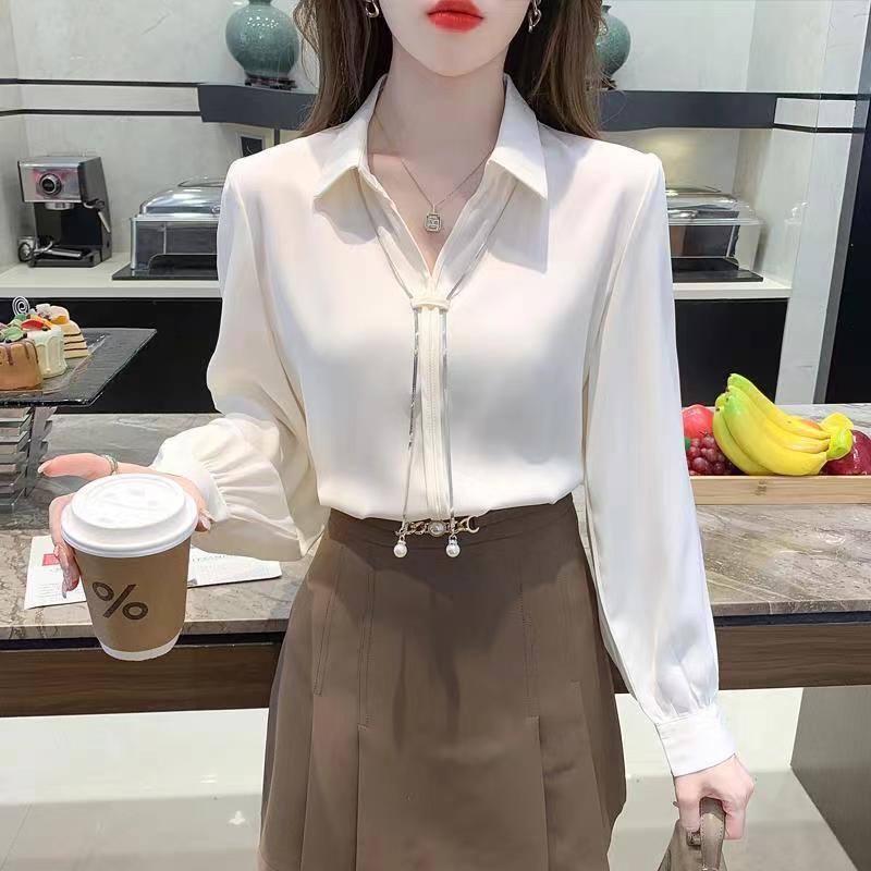 New Stylish Chiffon Blouse For Women Korean Style