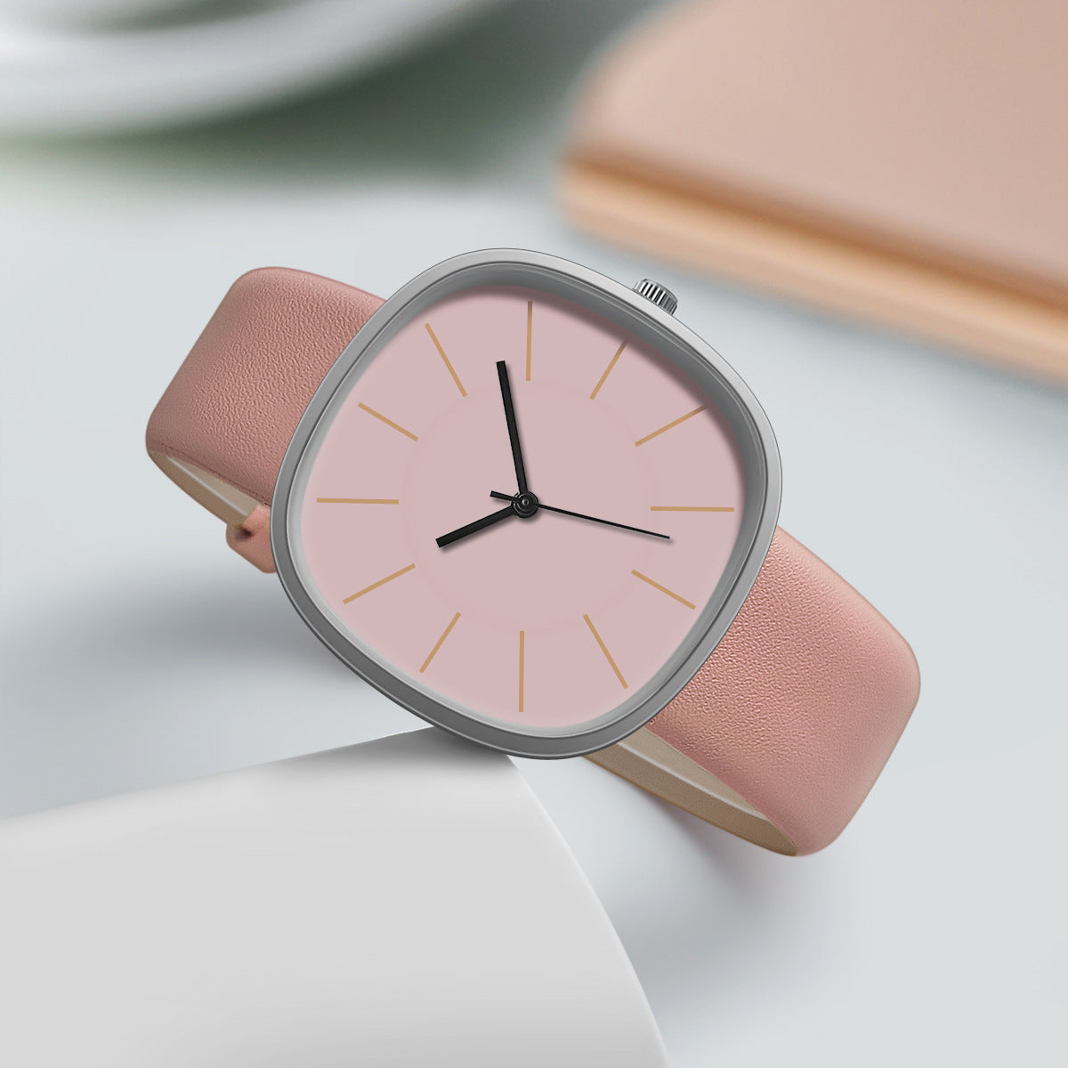 Niche High Sense Women's Cube Sugar Silicone Watch