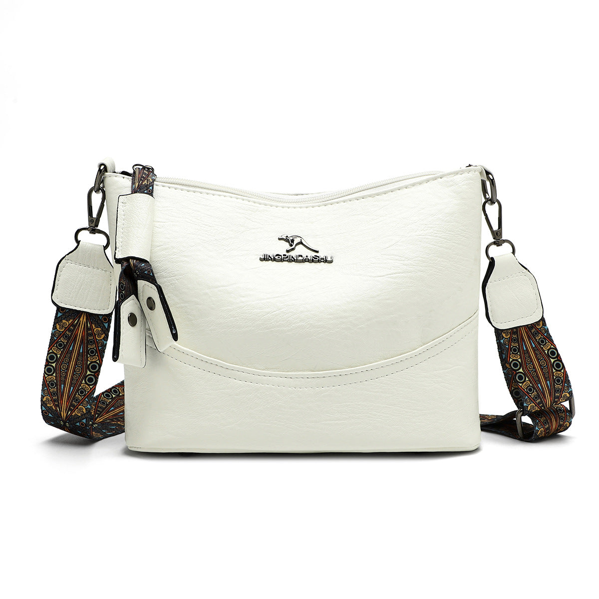 Simple Versatile Bucket Bag High-grade Light Luxury Crossbody Retro