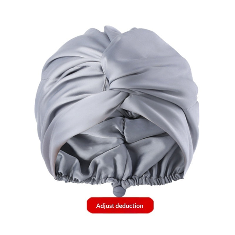 Silk-like Fabric Stretch Satin And Ice Sleep Caps