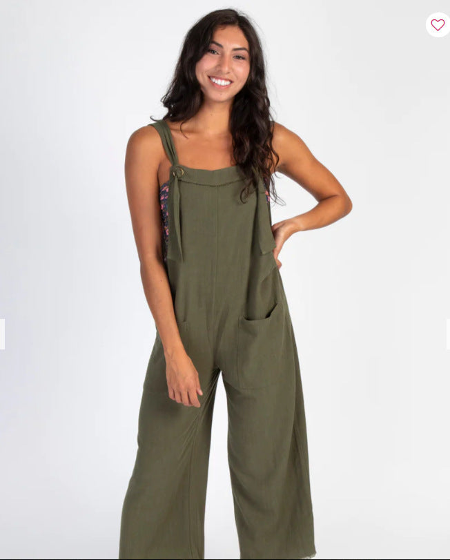 Womens Stylish Casual Long Overalls