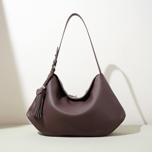 Fashion New Genuine Leather Large Capacity Handbag