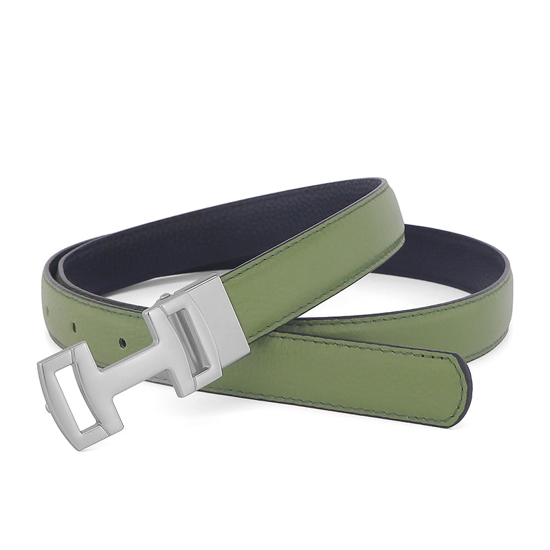 Women's Fashionable And Casual Cowhide Thin Belt