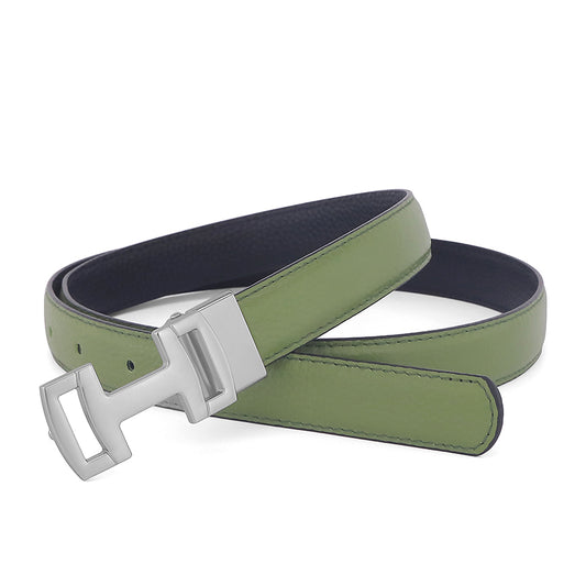 Women's Fashionable And Casual Cowhide Thin Belt