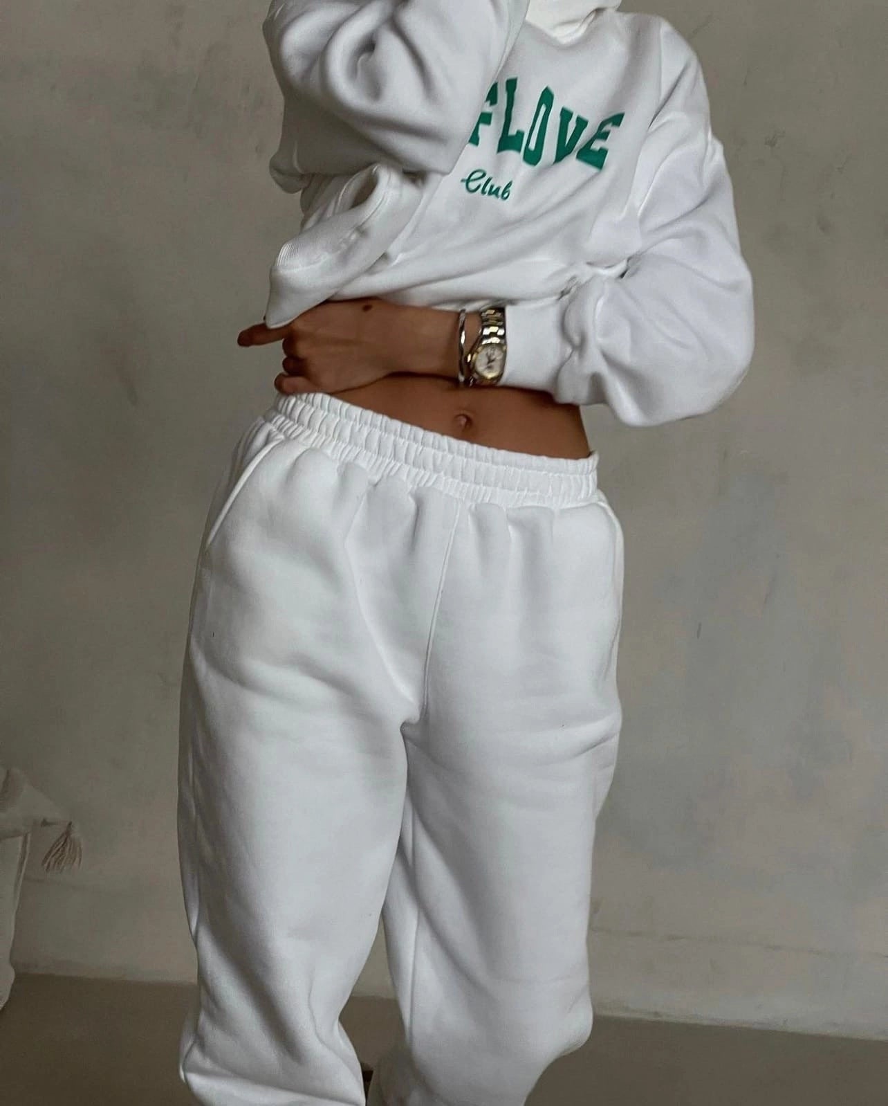 Autumn New Women's Sports Suit Large
