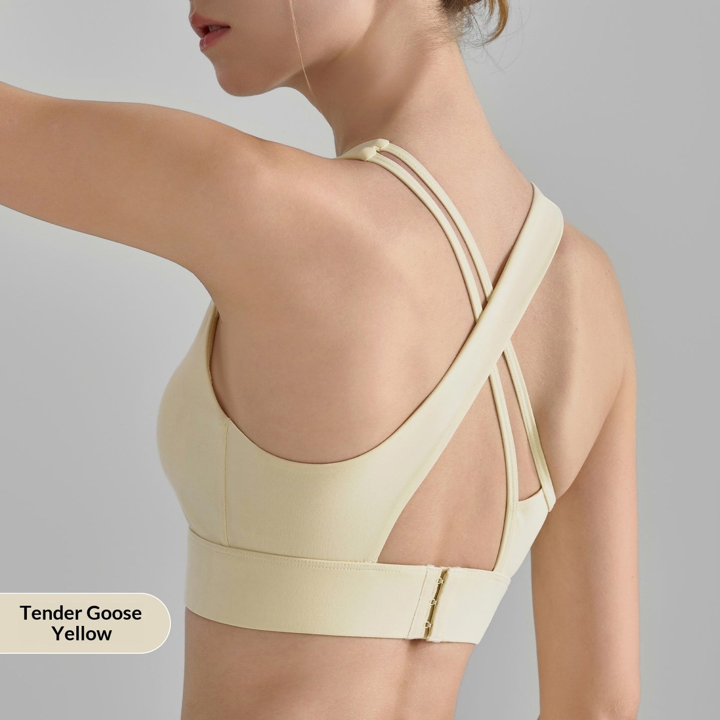 Cross Back Yoga Fixed Cup With Side Support Fitness Vest