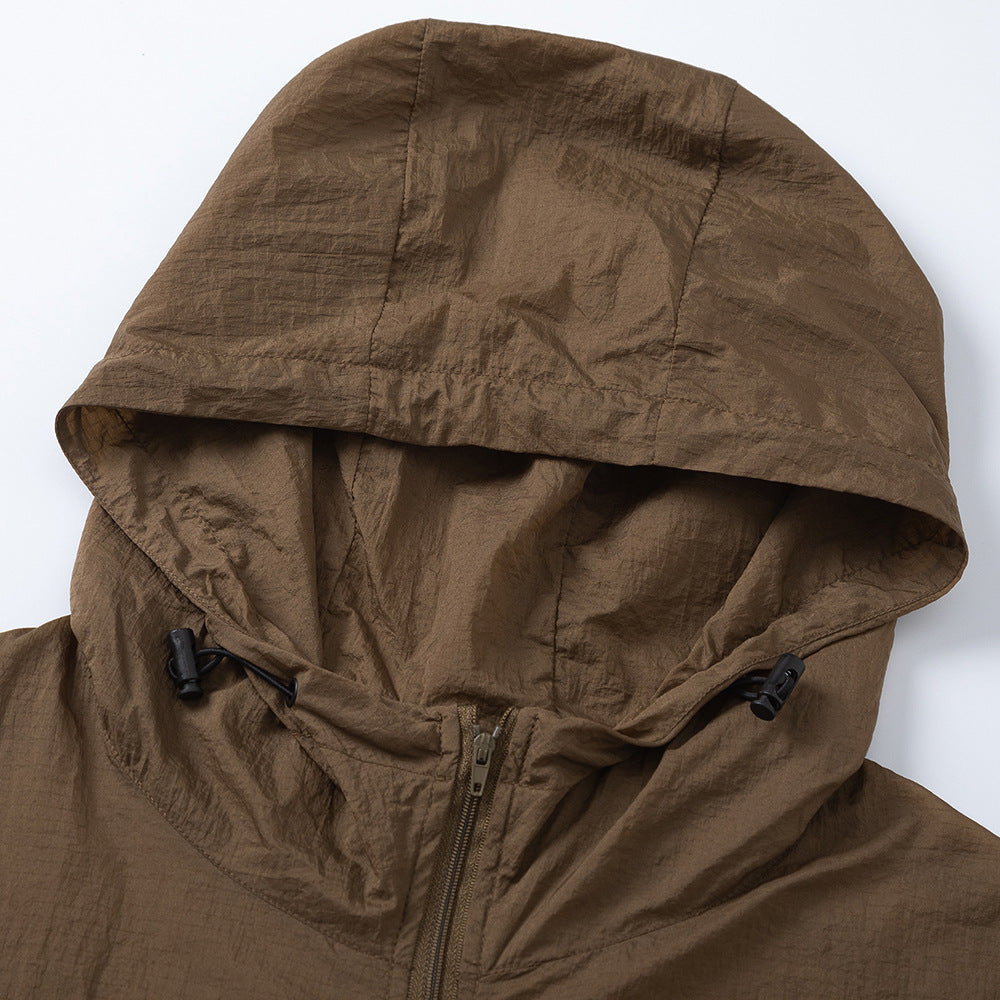 Sun Protection Clothing Men's High Street Tide Thin Section Baggy Coat