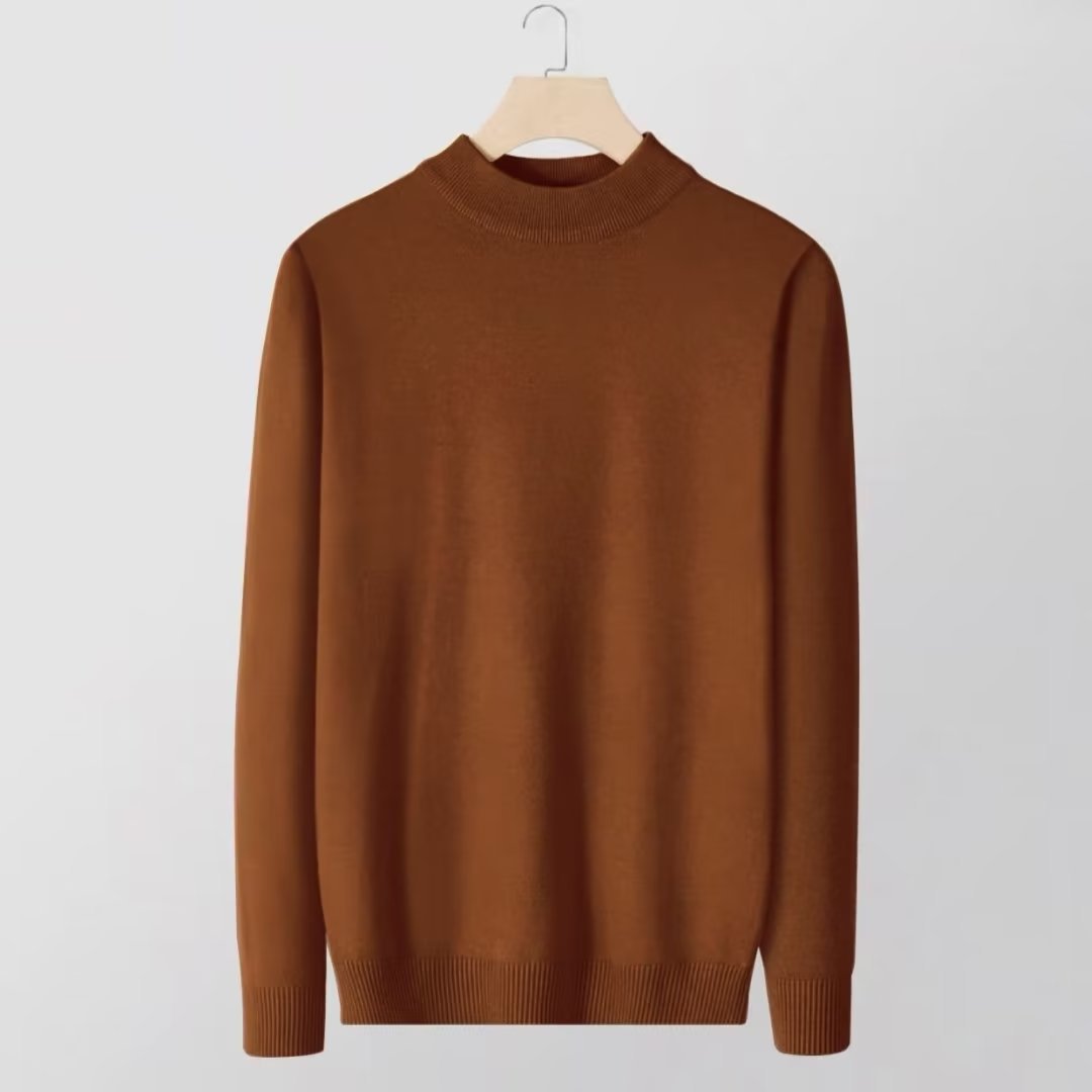 Knitted Base-Layer Casual Men's Wholesale Tops
