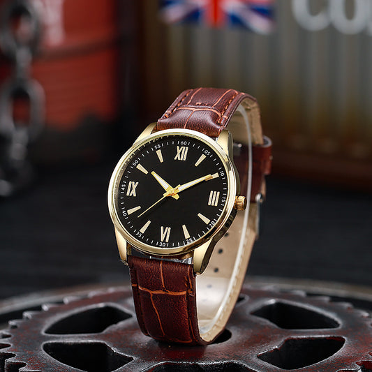 Herre Casual Business Bælte Quartz Ur