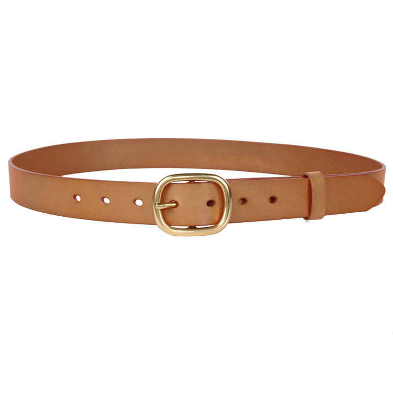 Ladies Belt Leather Decoration Versatile Fashion Pin Buckle